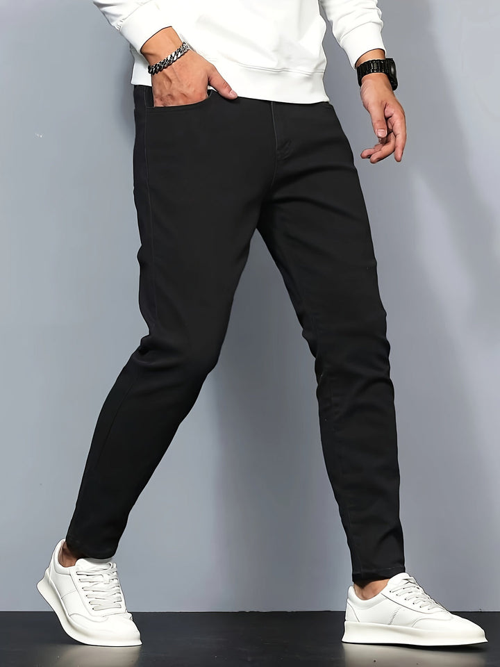 Herren Slim Fit Jeans | Stilvolle Denim | Bequeme Hose für den täglichen Gebrauch