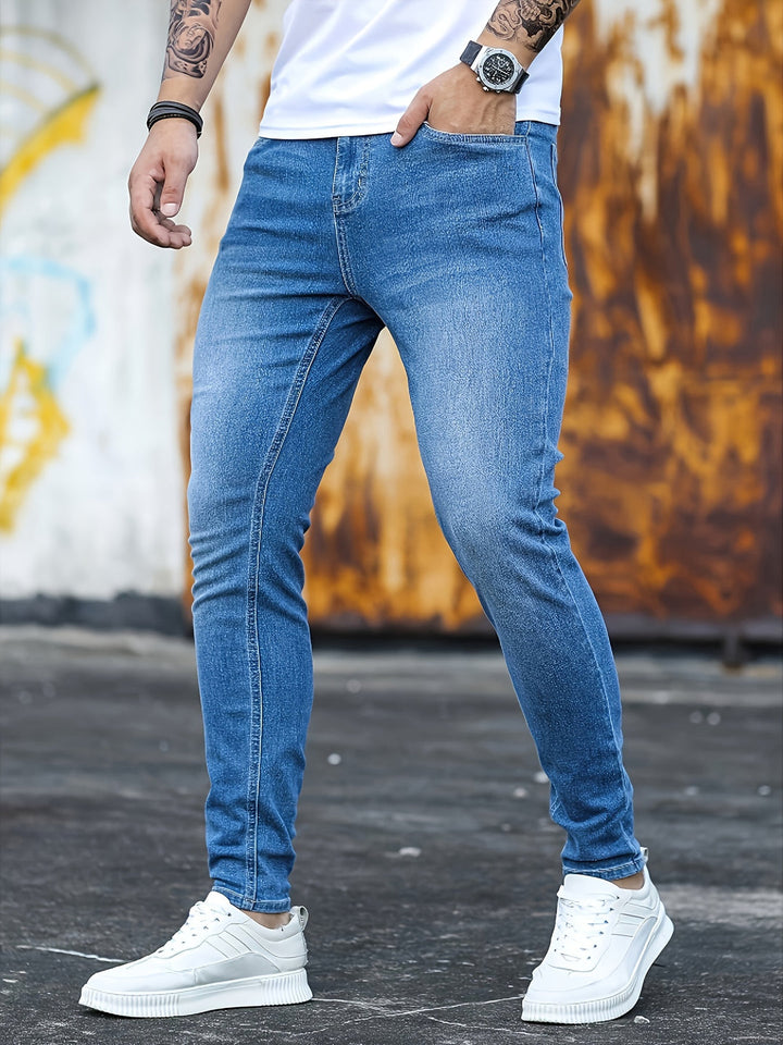 Herren Slim Fit Skinny Jeans | Stretch Denim | Zeitlos & Komfortabel | Frühling & Sommer
