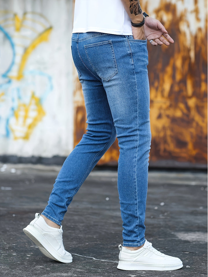 Herren Slim Fit Skinny Jeans | Stretch Denim | Zeitlos & Komfortabel | Frühling & Sommer
