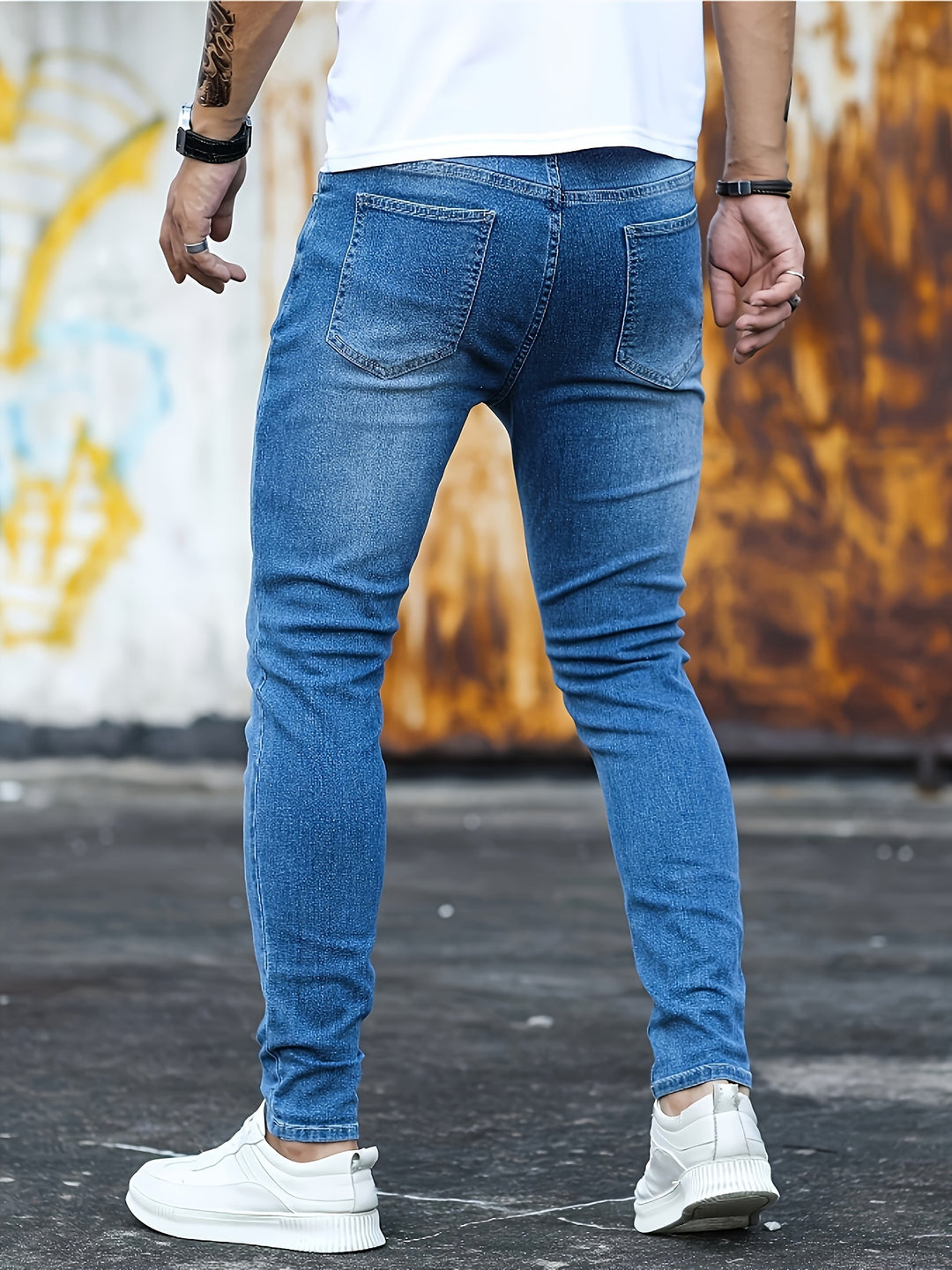 Herren Slim Fit Skinny Jeans | Stretch Denim | Zeitlos & Komfortabel | Frühling & Sommer