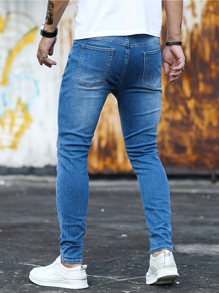 Herren Slim Fit Skinny Jeans | Stretch Denim | Zeitlos & Komfortabel | Frühling & Sommer