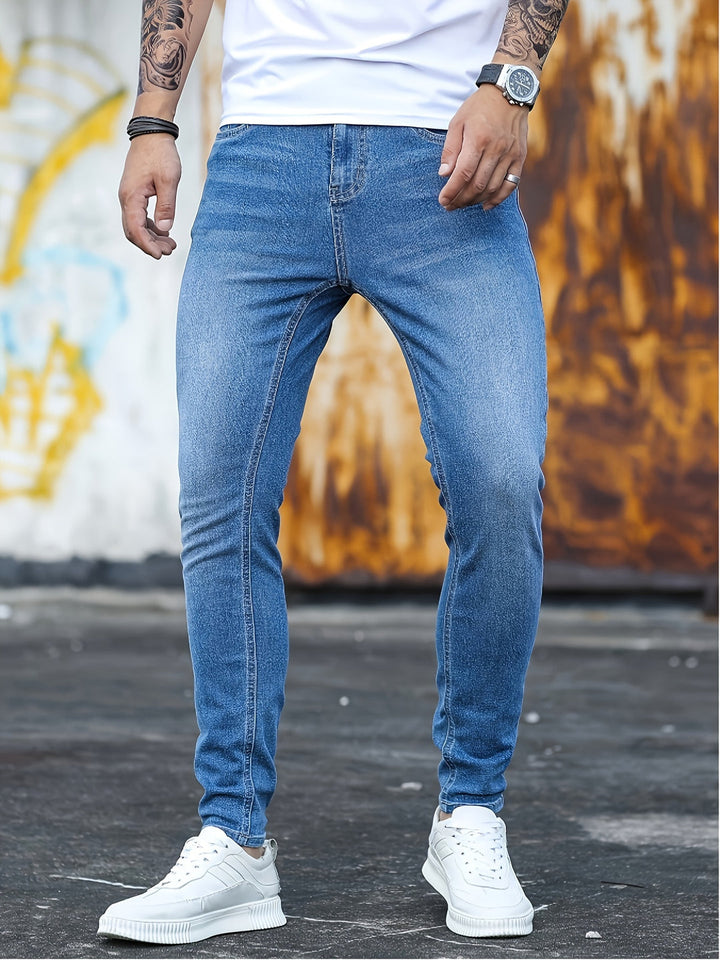 Herren Slim Fit Skinny Jeans | Stretch Denim | Zeitlos & Komfortabel | Frühling & Sommer