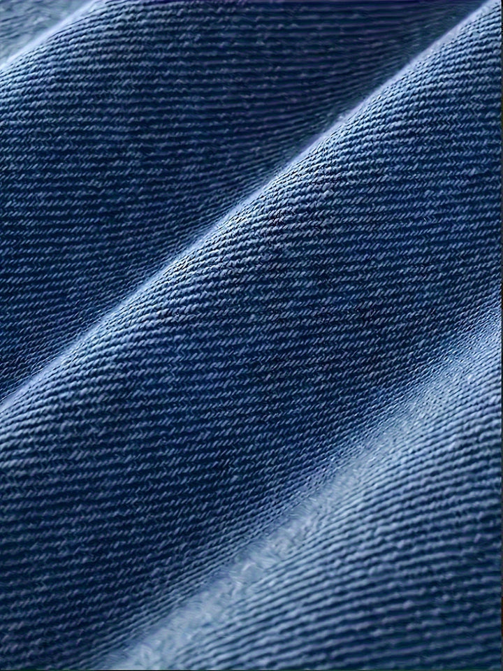 Herren Slim-Fit Zerrissene Jeans | Robuster Denim | Lässige Baumwollmischung mit Taschen