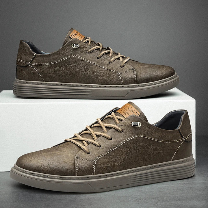 Herren Sneaker mit Kunstleder - Klassischer Komfort - Braun