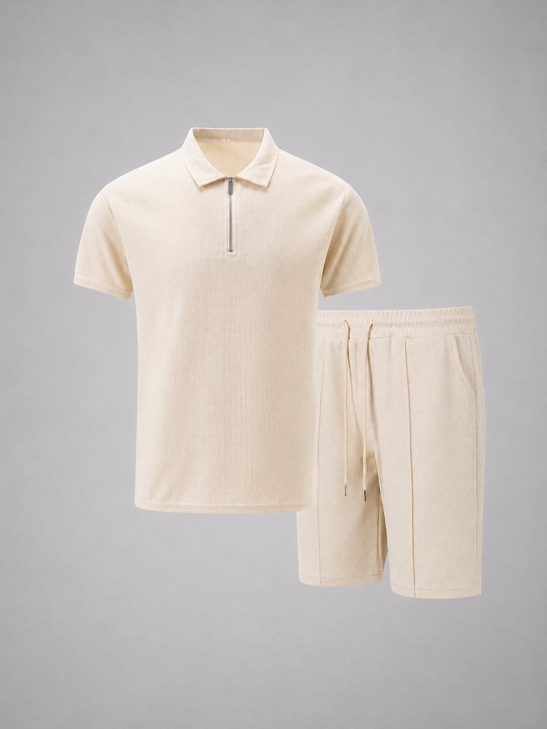 Herren Sommer Co-Ord Set – Poloshirt &amp; Shorts