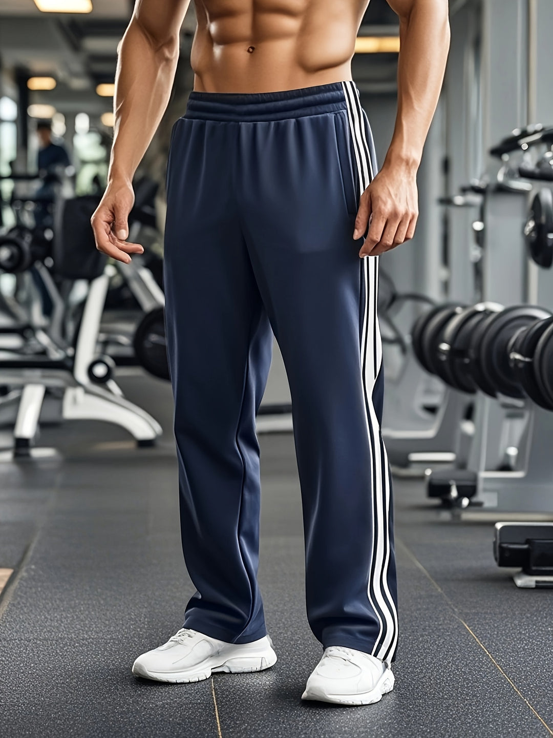 Herren Sporthose | Atmungsaktiv & Leichtgewicht | Vier Jahreszeiten mit Kordelzug