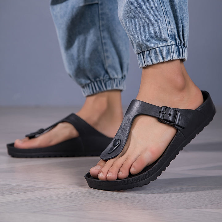 Herren Sportsandalen | Doppel Verstellbare Schnallenriemen | Offene Zehen | Für Strand & Outdoor-Aktivitäten