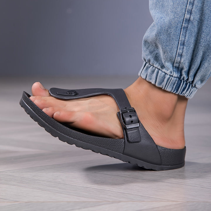 Herren Sportsandalen | Doppel Verstellbare Schnallenriemen | Offene Zehen | Für Strand & Outdoor-Aktivitäten