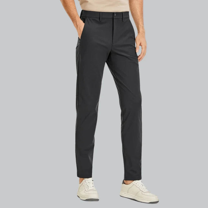 Herren Stoffhose | Klassisch & Bequem | Elastischer Bund | Ganzjährig Tragbar