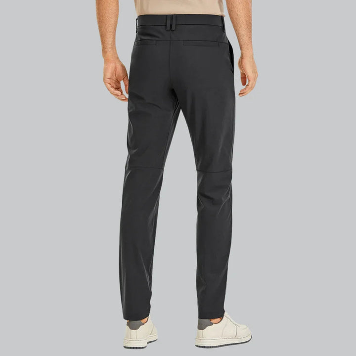 Herren Stoffhose | Klassisch & Bequem | Elastischer Bund | Ganzjährig Tragbar