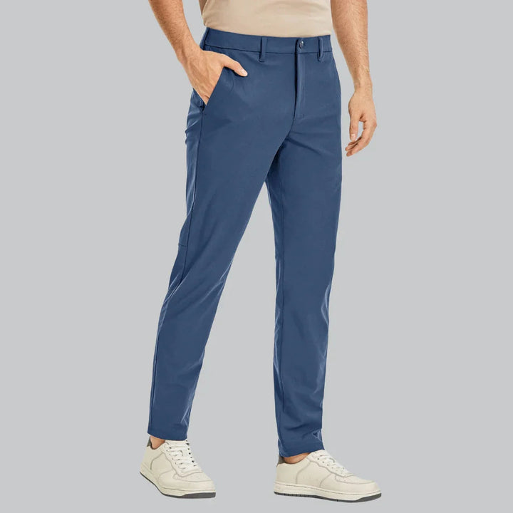 Herren Stoffhose | Klassisch & Bequem | Elastischer Bund | Ganzjährig Tragbar