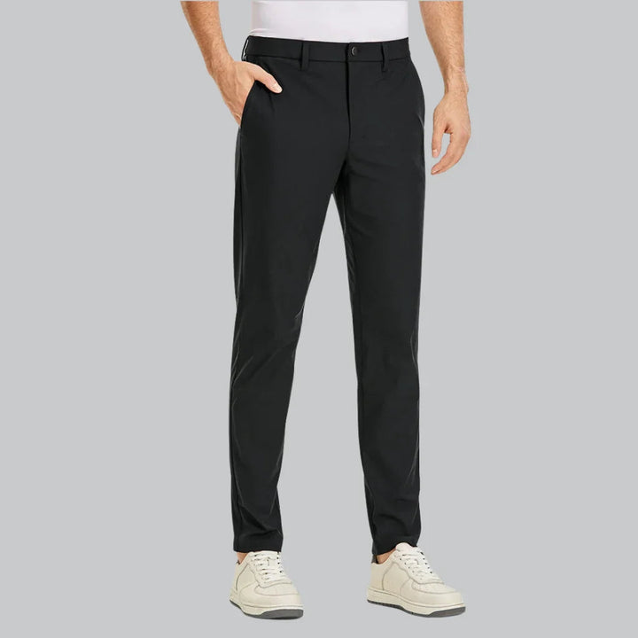 Herren Stoffhose | Klassisch & Bequem | Elastischer Bund | Ganzjährig Tragbar