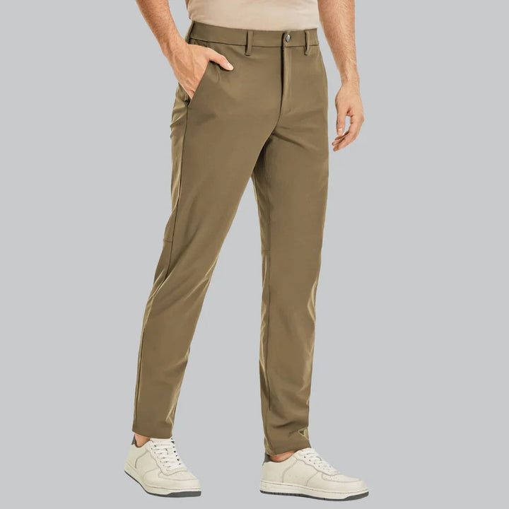Herren Stoffhose | Klassisch & Bequem | Elastischer Bund | Ganzjährig Tragbar