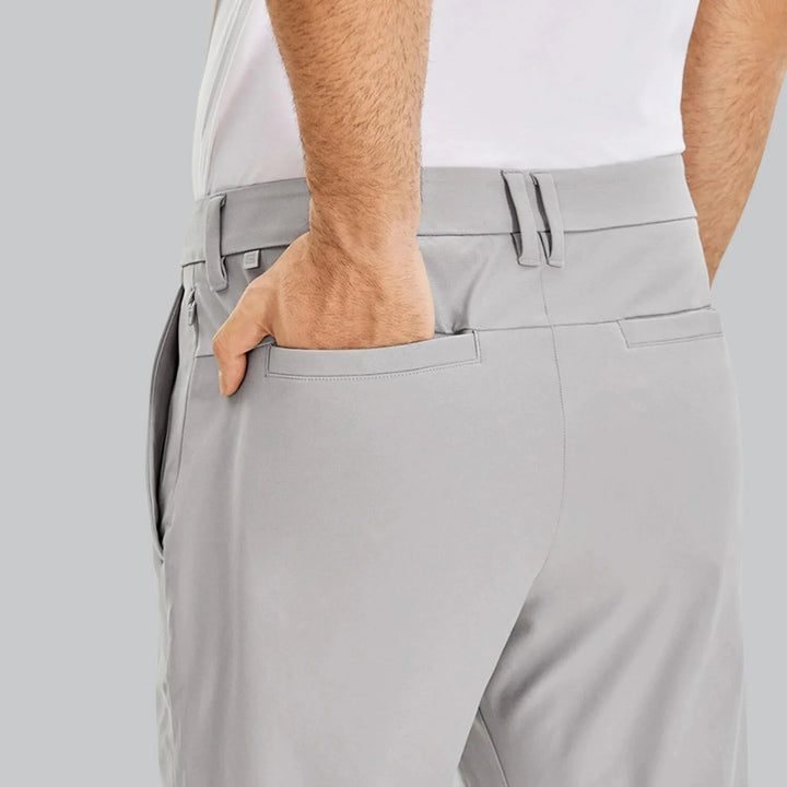 Herren Stoffhose | Klassisch & Bequem | Elastischer Bund | Ganzjährig Tragbar