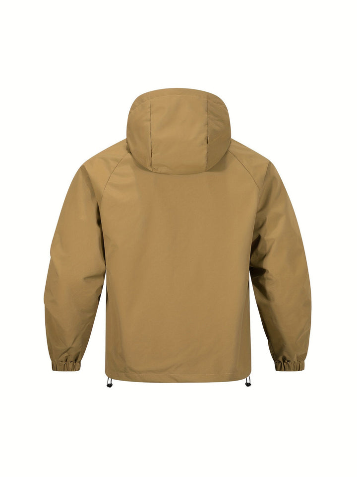 Herren Streetstyle Casual Jacke | Lockere Passform | Halbe Reißverschlusstasche | Modische & Vielseitige Außenbekleidung