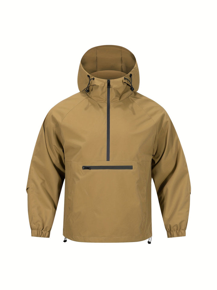 Herren Streetstyle Casual Jacke | Lockere Passform | Halbe Reißverschlusstasche | Modische & Vielseitige Außenbekleidung
