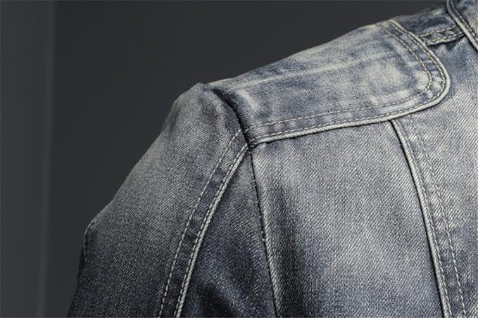 Herren Streetwear-Sommerjacke mit Distressed-Details - Urban Edge