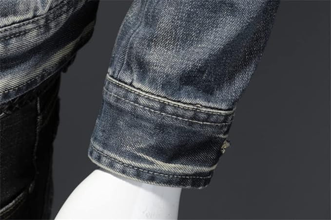 Herren Streetwear-Sommerjacke mit Distressed-Details - Urban Edge
