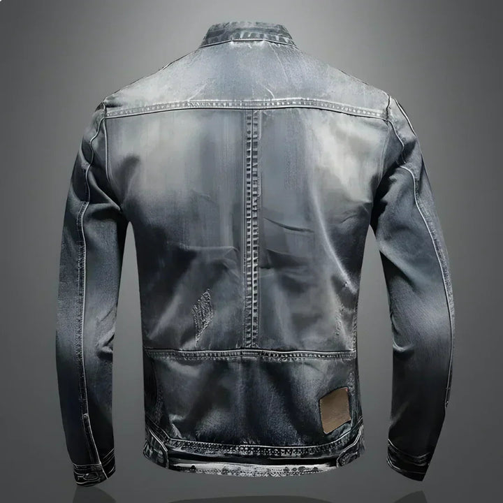 Herren Streetwear-Sommerjacke mit Distressed-Details - Urban Edge