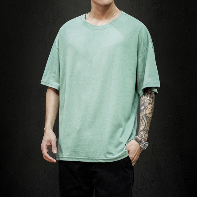 Herren T-Shirt | Baumwolle & Leinen | Atmungsaktiv & Smart Casual | Sommer