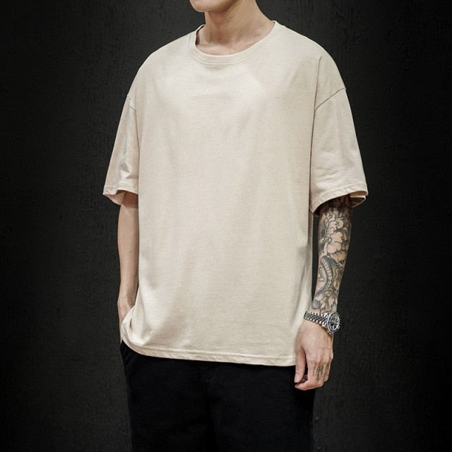 Herren T-Shirt | Baumwolle & Leinen | Atmungsaktiv & Smart Casual | Sommer