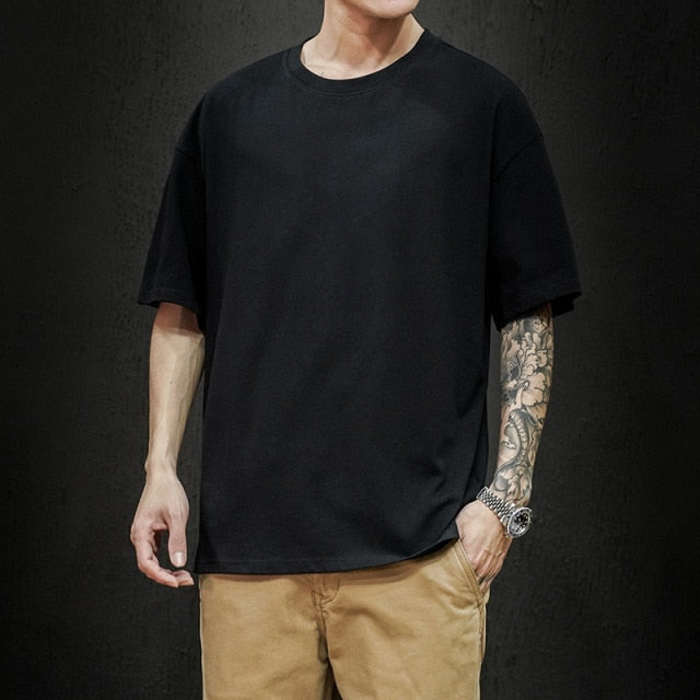 Herren T-Shirt | Baumwolle & Leinen | Atmungsaktiv & Smart Casual | Sommer