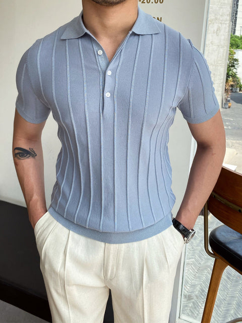 Herren T-Shirt | Slim Fit | Unifarben & Leichtgewicht | Polyester | Lässiger Sommerstil | Polo