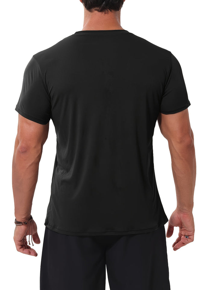 Herren T-Shirts | Leicht & Schnelltrocknend | Sportliches Design | Für Aktiven Gebrauch | 6 Stück