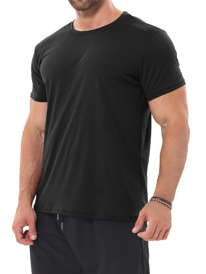 Herren T-Shirts | Leicht & Schnelltrocknend | Sportliches Design | Für Aktiven Gebrauch | 6 Stück