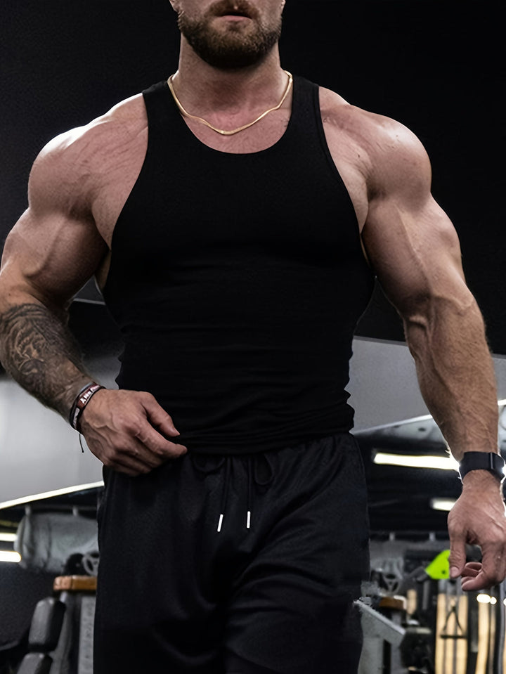 Herren Tanktop | Ärmellos & Atmungsaktiv | Sport & Sommer | Komfort Fit