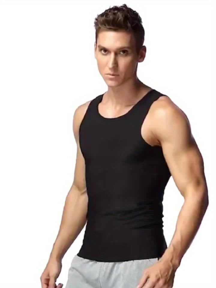 Herren Top | Ärmellos & Komfortabel | Lässiger Sommerstil | Einfarbiges Design