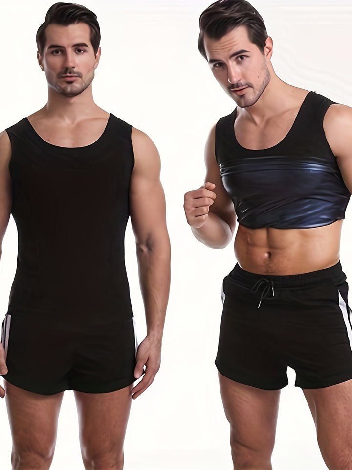 Herren Top | Ärmellos & Komfortabel | Lässiger Sommerstil | Einfarbiges Design