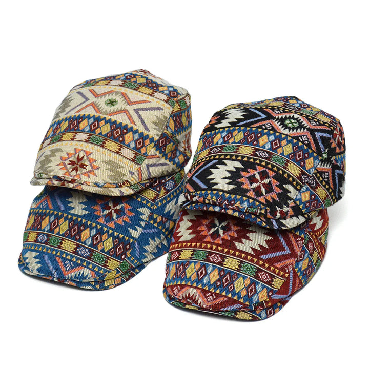 Herren Vintage Aztec Mütze - Farbenfrohe Baseballkappe