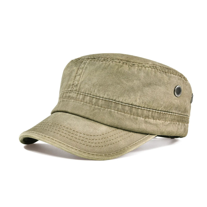 Herren Vintage Baseball Cap mit strukturierter Krone - Khaki - Khaki