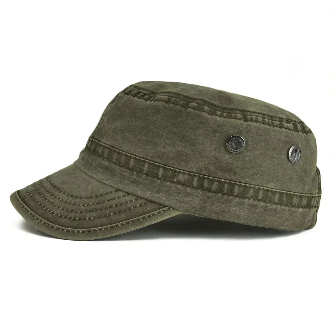 Herren Vintage Baseball Cap mit strukturierter Krone - Khaki
