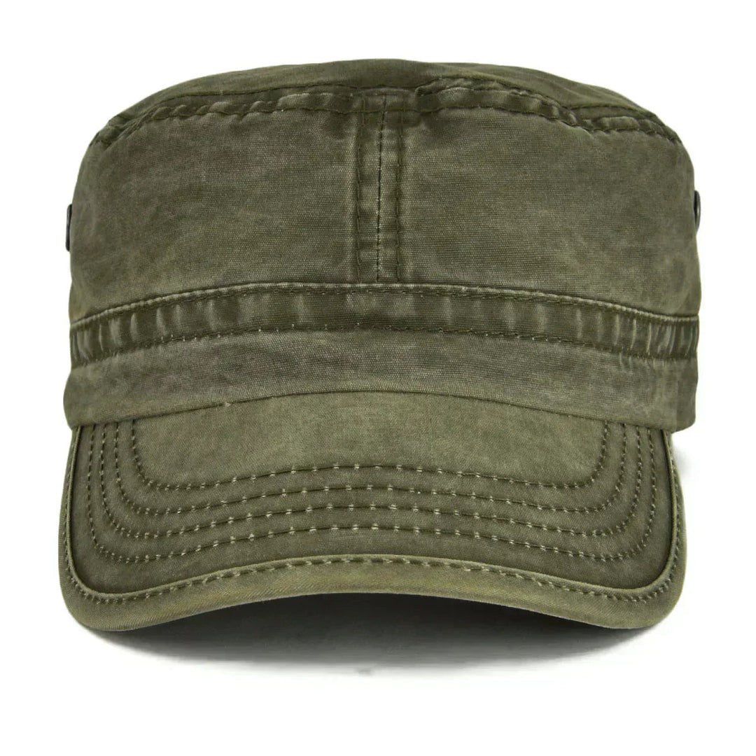 Herren Vintage Baseball Cap mit strukturierter Krone - Khaki