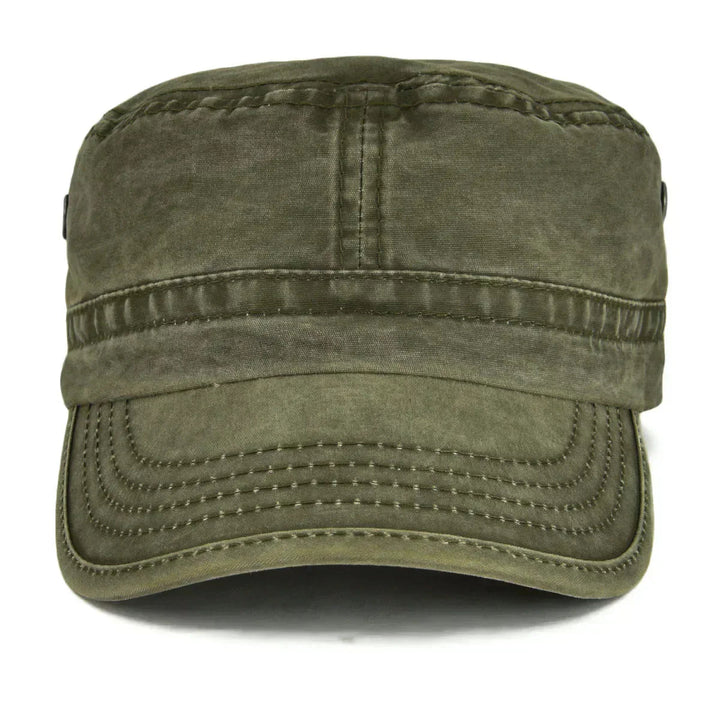 Herren Vintage Baseball Cap mit strukturierter Krone - Khaki