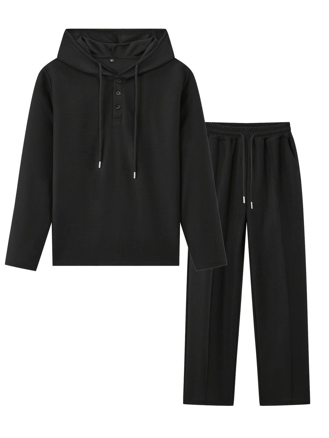 Herren Zweiteiliges Set | Kapuzen-Sweatshirt & Kordelzug-Hose | Lässig & Bequem | Frühling