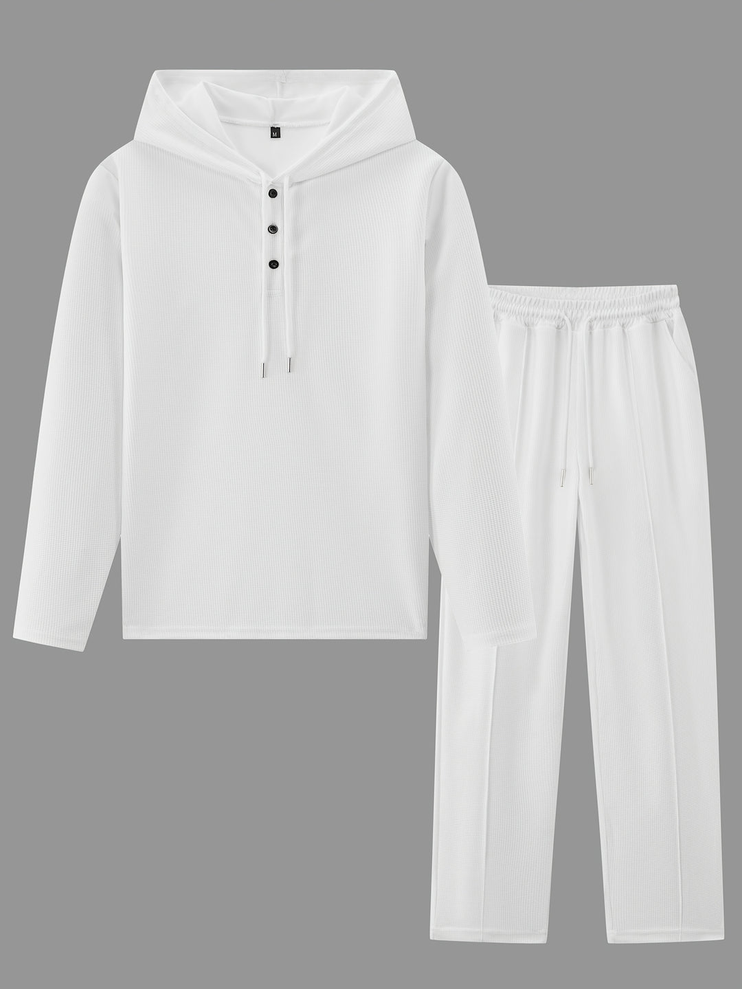 Herren Zweiteiliges Set | Kapuzen-Sweatshirt & Kordelzug-Hose | Lässig & Bequem | Frühling
