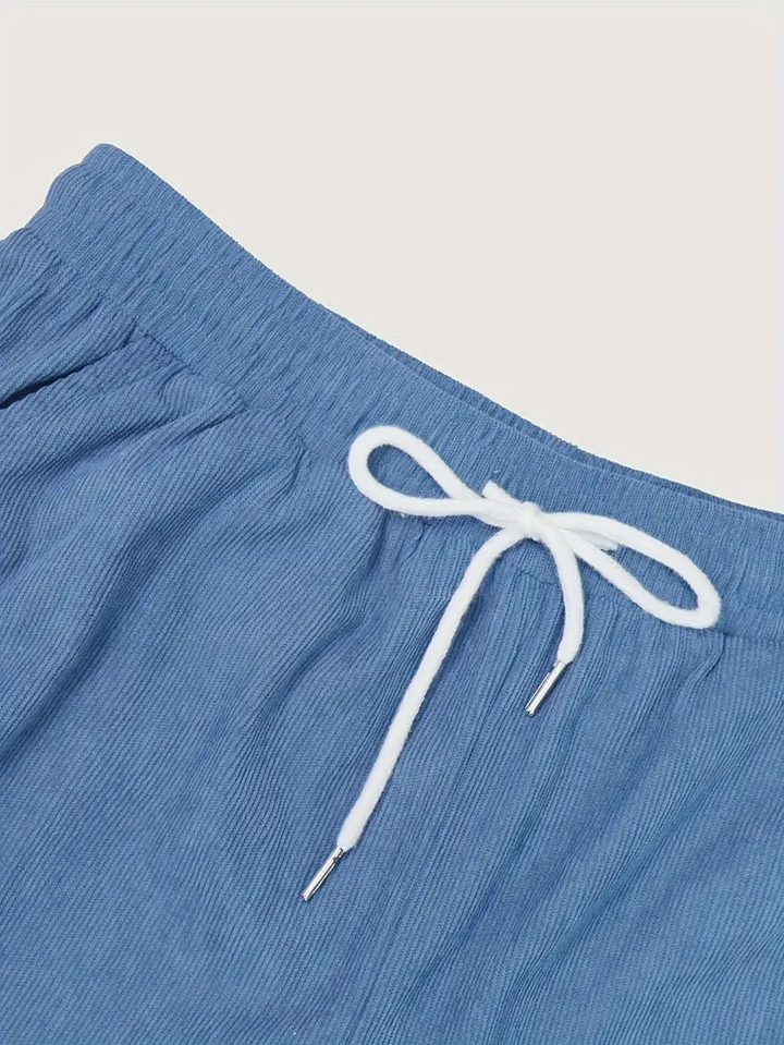Herrenanzug | Elegant & Zeitlos | Corduroy Hemd & Hose | Bequeme Passform