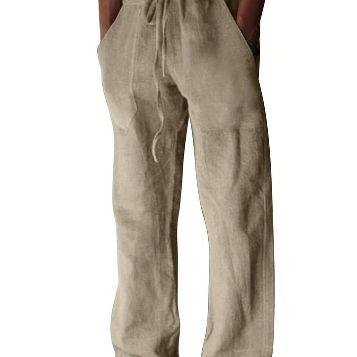 Herrenhose | Lockere Passform & Kordelzug | Frühling & Sommer | Freizeit & Yoga