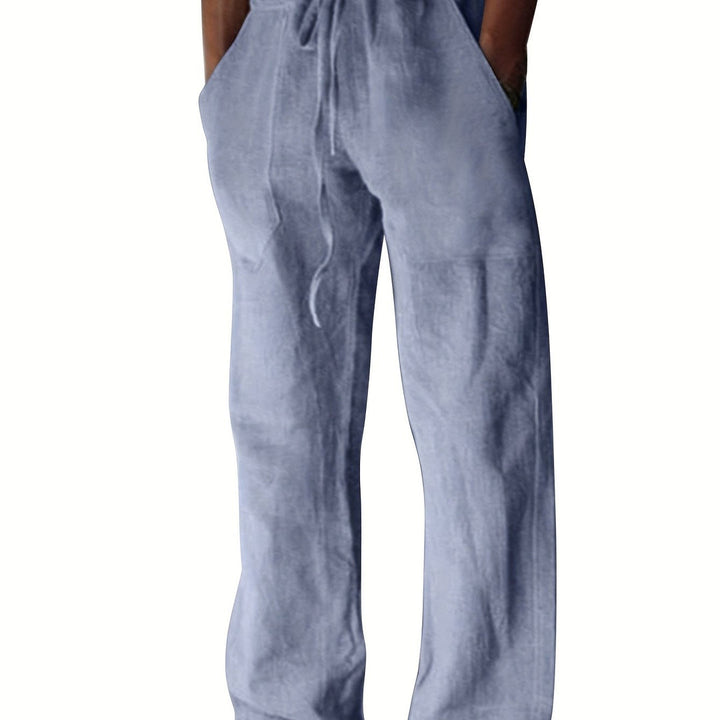 Herrenhose | Lockere Passform & Kordelzug | Frühling & Sommer | Freizeit & Yoga