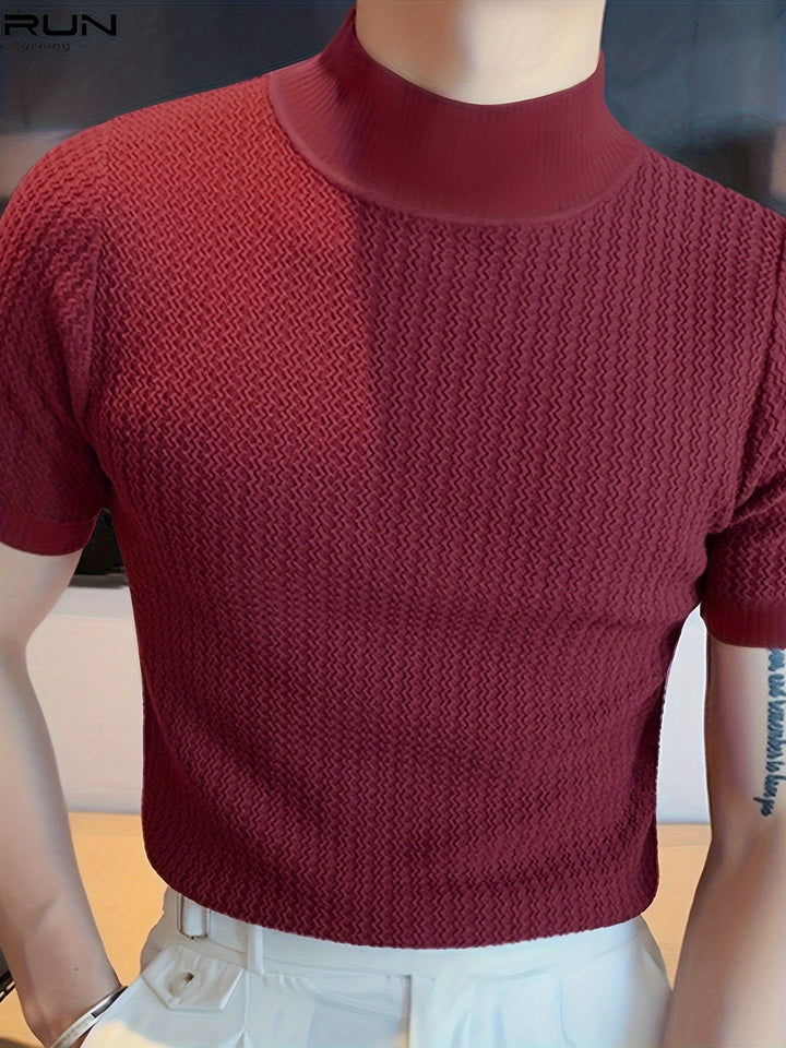 Klassisches und stilvolles Herren T-Shirt mit kurzen Ärmeln für Freizeit und den Alltag | Lorenzo