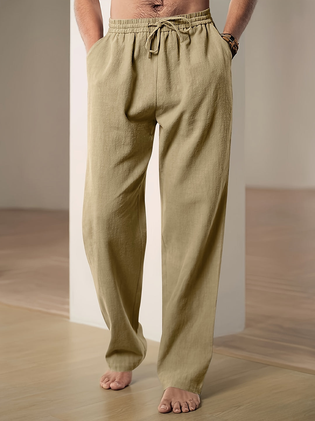Lässige Leinenhose für Herren mit atmungsaktivem Komfort und zeitlosem Stil | Teun