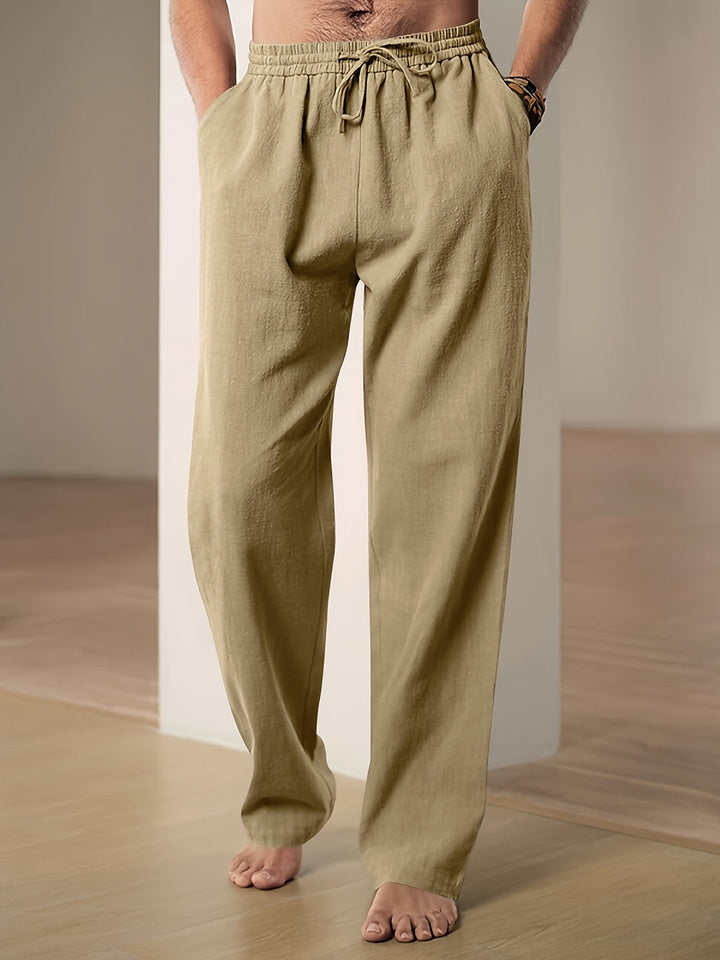 Lässige Leinenhose für Herren mit atmungsaktivem Komfort und zeitlosem Stil | Teun