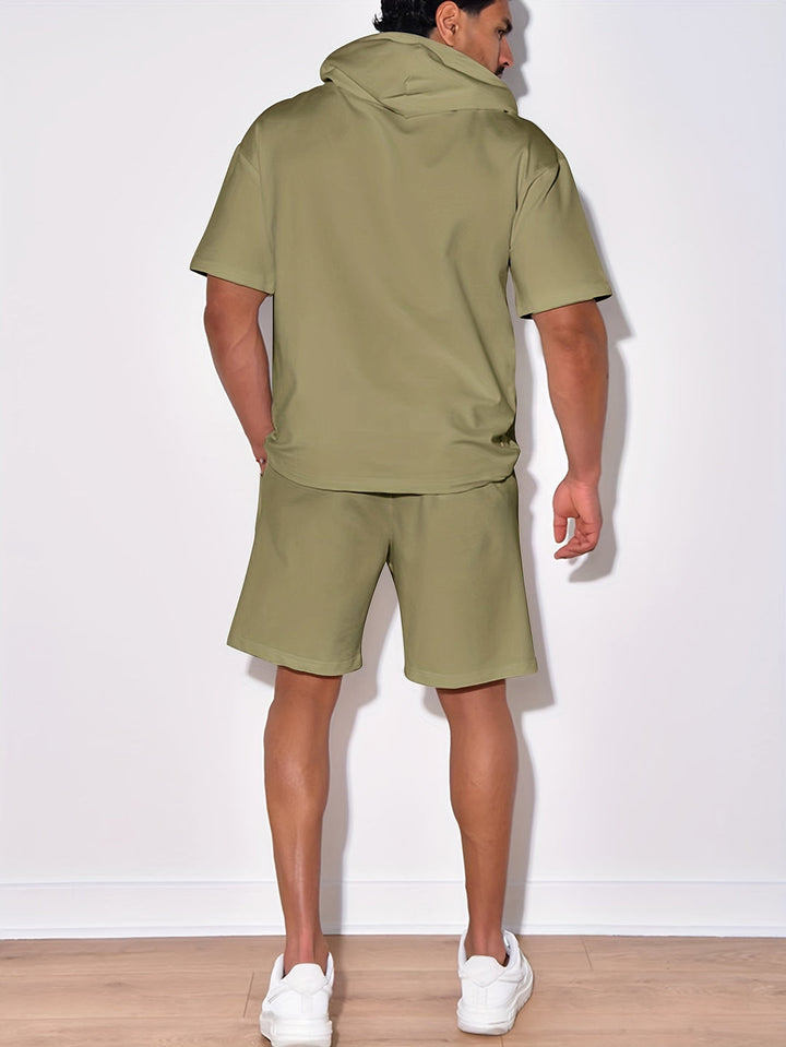 Sweatshirt & Shorts Set | Lässig & Stilvoll | Modernes Design | Herren