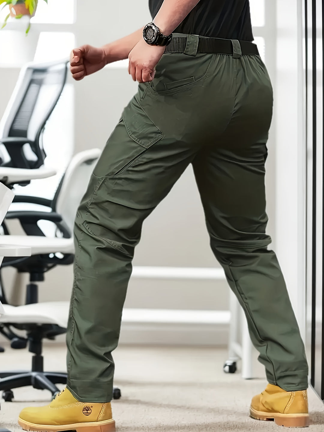 Taktische Cargo-Hose für Herren | Nachhaltiges Polyester | Mehrere Taschen | Für Wandern & Outdoor-Abenteuer