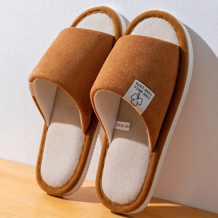 Unisex Hausschuhe | Einfarbiges Design & Slip-On-Style | Weiche Antirutsch-EVA-Sohle | Für Zuhause & Büro